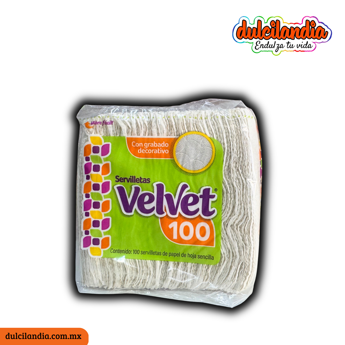 Servilletas de Papel VELVET Empaque c/100
