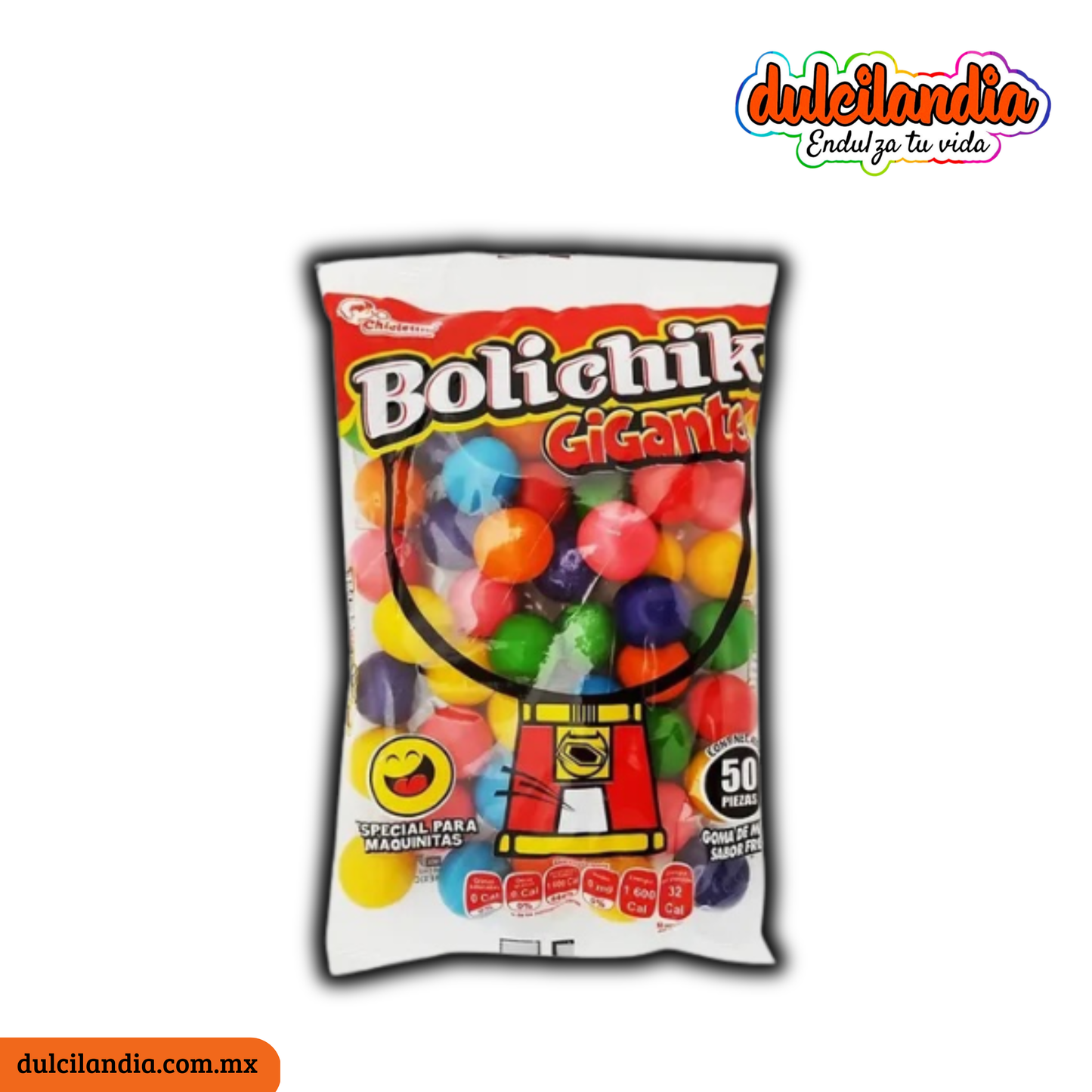 Chicles Bolichik Surtido Bola Gigante CHICLETIN Bolsa c/50
