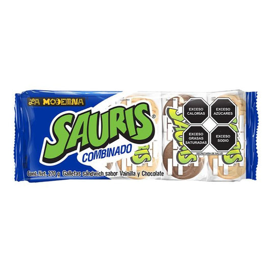 Galletas Sauris Combinado 4’s LA MODERNA Bolsa c/12