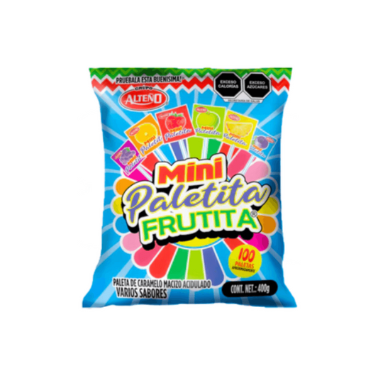Paletas Mini Paletita Frutita Surtida 4g ALTEÑO Bolsa c/100